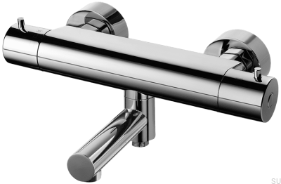 Thermostatic bath and shower faucet EVM022-150 Chrome-plated brass