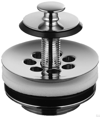 Washbasin drain 58400 Chrome-plated brass