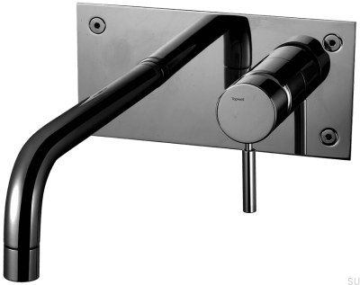 Washbasin faucet 230 BOX008 Brass Black Chrome 