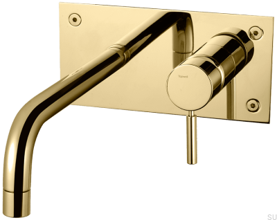 Washbasin faucet 230 BOX008 Honey Gold Brass