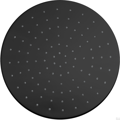 Round rain shower head 300 ZSOF079 Matte Black Brass