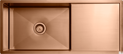 Diskho 8140 Steel Copper PVD kitchen sink