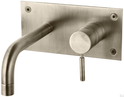 Washbasin faucet 170 BOX006 Brushed Nickel Brass