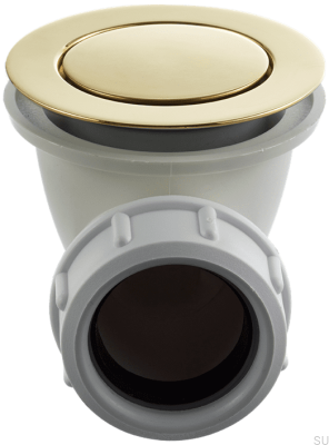  Pop-up bathtub plug 22200 Polished Brass, Unpainted