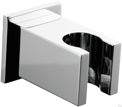 Wall holder for XSUP030 SQUARE shower head, Chrome-plated brass