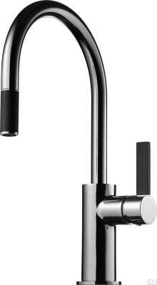 Kitchen faucet with pull-out spout ARM375 Chrome/Black
