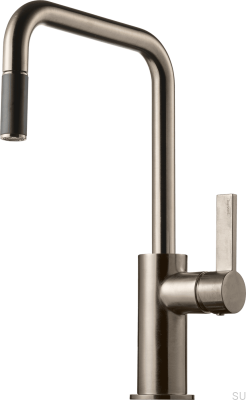 Kitchen faucet with pull-out spout ARM577 Brushed Nickel Brass