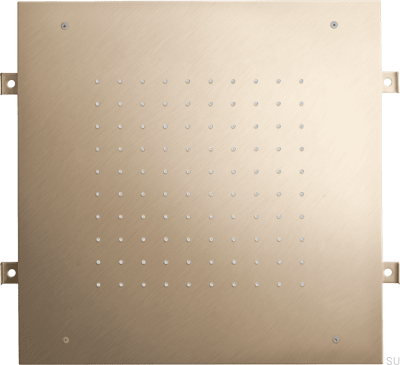 Square rain shower head 400 ZSOF094 Brass Brushed Nickel