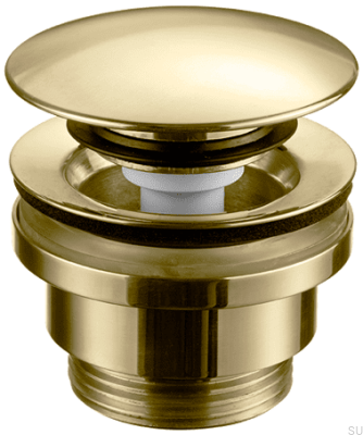 Universal Pop-up plug for washbasin 74400 Brass Honey Gold