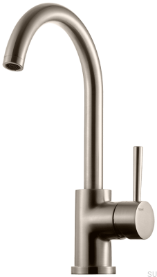 EVO180 kitchen faucet, brushed nickel brass