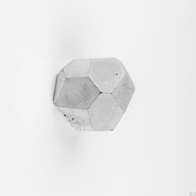 Rocky 35 furniture knob Gray architectural concrete