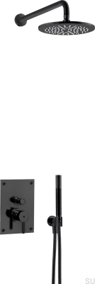 BOX7200 ED2 Shower Set Matte Black Brass