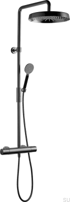 ARM7200-150 Brass Black Chrome Shower Set