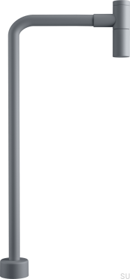 Washbasin trap with L-pipe XA100 Brass Gray Ascot