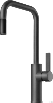 Kitchen faucet with pull-out spout ARM985 Graphite Brass