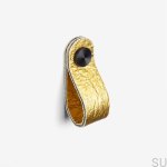 12.1.1--Gałka-Meblowa-Pina-Złota-z-Czarnym-Pinatex-Plankton-Skandynawskie-Uchwyty_1