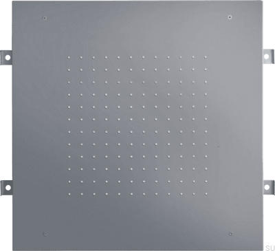 Square Rain Shower Head 500 ZSOF095 Brass Grey Ascot