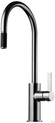 Kitchen faucet with pull-out spout ARM185, chrome-plated brass