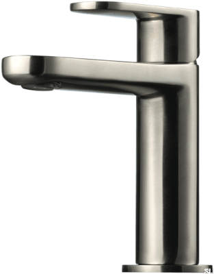CA071 washbasin faucet, brushed nickel brass