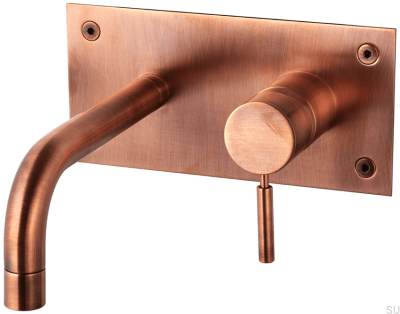 Washbasin tap 170 BOX006 Brushed Copper, Unpainted