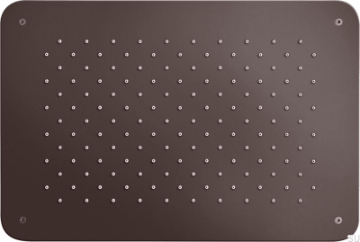 Rectangular rain shower head 370 x 250 ZSOF092 Brass Brown