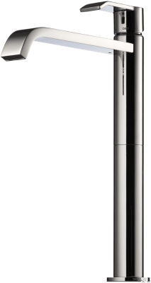 High washbasin tap VIC081, chrome-plated brass