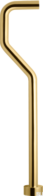 S-type siphon pipe XA22, Honey Gold Brass