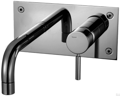 Washbasin faucet 170 BOX006 Brass Black Chrome