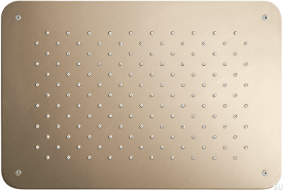 Rectangular rain shower head 370 x 250 ZSOF092 Brass Honey Gold Brushed
