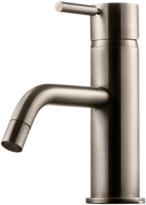 EVM071 washbasin faucet, brushed nickel brass