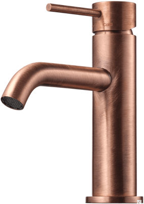 EVM072 washbasin tap, brushed copper, unpainted