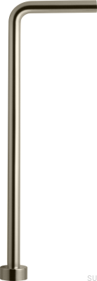 L-type siphon pipe XA21 Brushed Nickel Brass