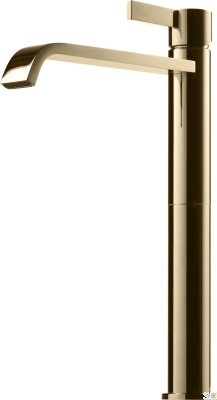 ARM081 washbasin faucet, polished brass, unpainted