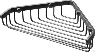 Corner soap dish TA156 Brass, Black Brushed Chrome