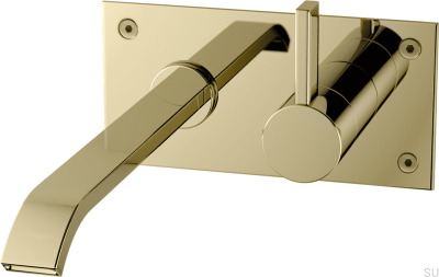 ARM008 Basin Faucet, Honey Gold Brass