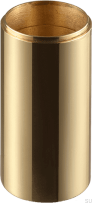 Extension for XPRO200 washbasin faucet, polished brass, unpainted