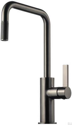 Kitchen faucet with pull-out spout ARM985 Brass Black Chrome Brushed 