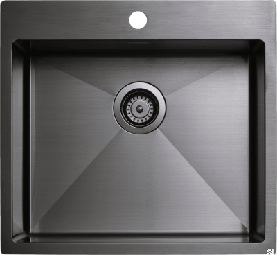 Diskho 5540 Steel Black Chrome PVD kitchen sink