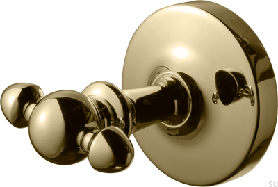 TA242 Classic wall hanger, polished brass, unpainted
