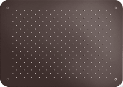 Rectangular rain shower head 450 x 320 ZSOF093 Brass Brown