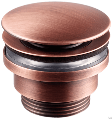 Universal Pop-up washbasin plug 74400 Copper Brushed Unpainted