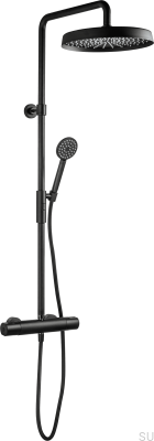 Shower set ARM7200-150 Matte Black Brass