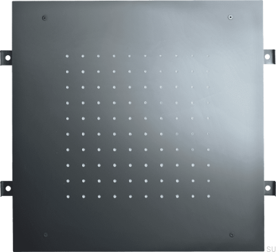 Square rain shower head 400 ZSOF094 Brass Black Chrome