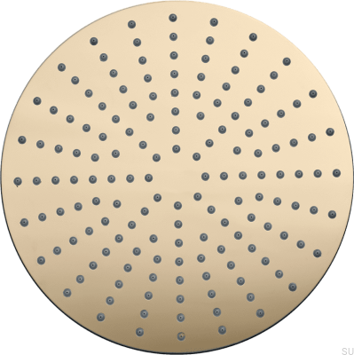 Shower head, round rain shower 250 ZSOF250, polished brass, unpainted