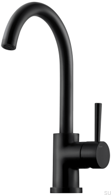 EVO180 kitchen faucet, Matte Black Brass