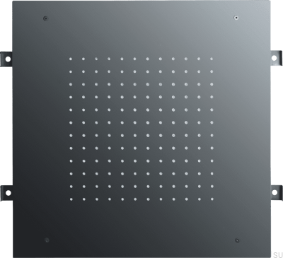 Square rain shower head 500 ZSOF095 Brass Black Chrome