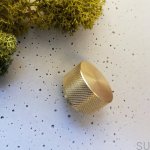 U.11.0--Gałka-Meblowa-Tove-S-Złota-Mosiężna-Szczotkowana-Nielakierowana-Open&amp;Hide-Skandynawskie-Uchwyty_3