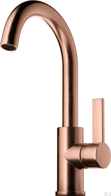 ARM078 washbasin faucet, brushed copper, unpainted