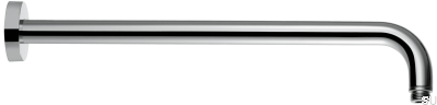 Wall-mounted shower arm 380 ZSOF034 Chrome-plated brass