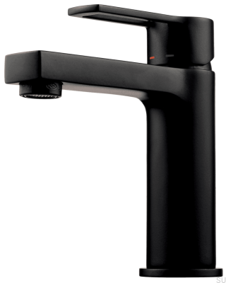 Washbasin faucet RIN071 Matte Black Brass